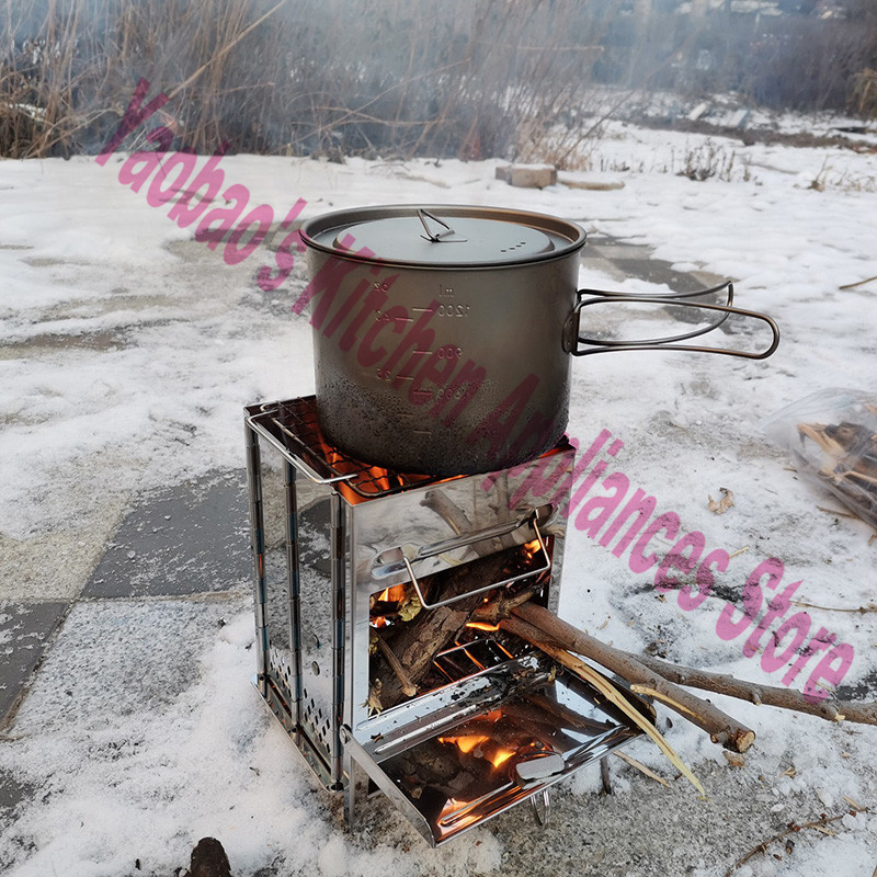 Estufa de Leña Portátil Desmon - Camping Cooking Equipment reseña y precio