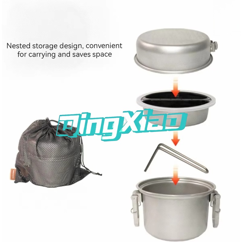 Olla Multifuncional de Acero I - Camping Cooking Pot reseña y precio