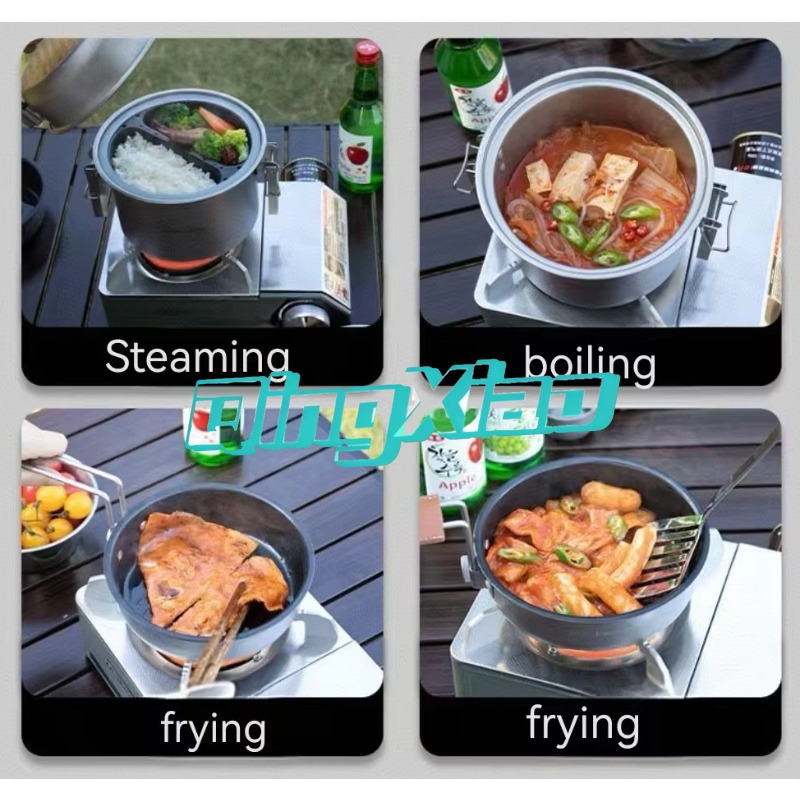 Olla Multifuncional de Acero I - Camping Cooking Pot reseña y precio