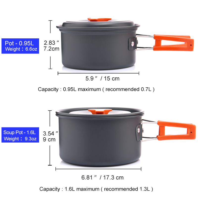 Widesea-Juego de utensilios de - Camping Cooking Set Jetboil reseña y precio