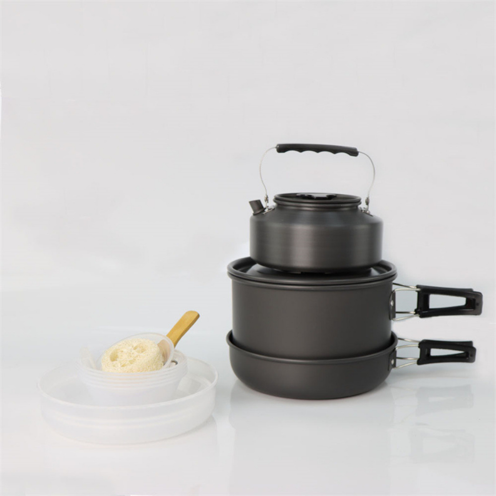 Juego de cocina grande para ex - Camping Cooking Set Large reseña y precio