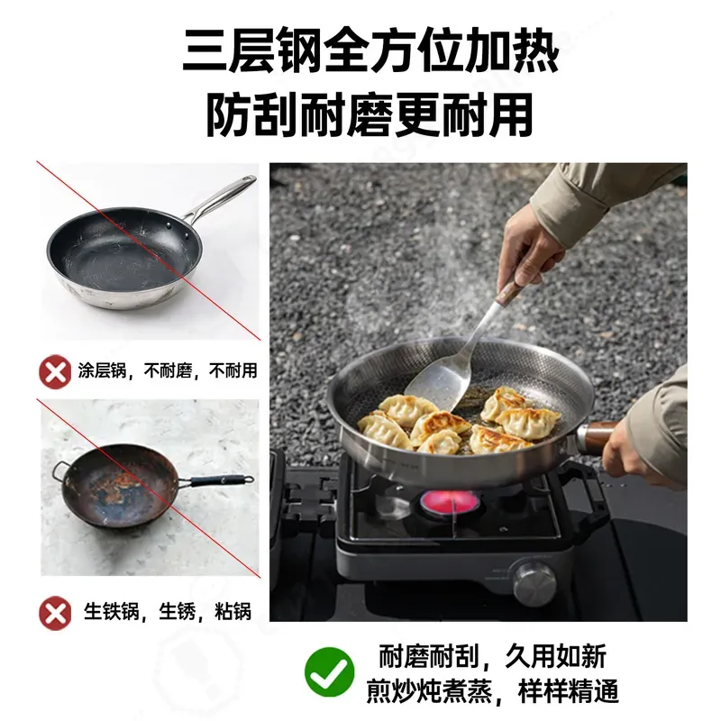 Juego de Ollas para Acampar de - Camping Cooking Set Large reseña y precio