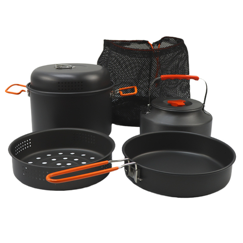 Juego de utensilios de cocina  - Camping Cooking Pan Set reseña y precio