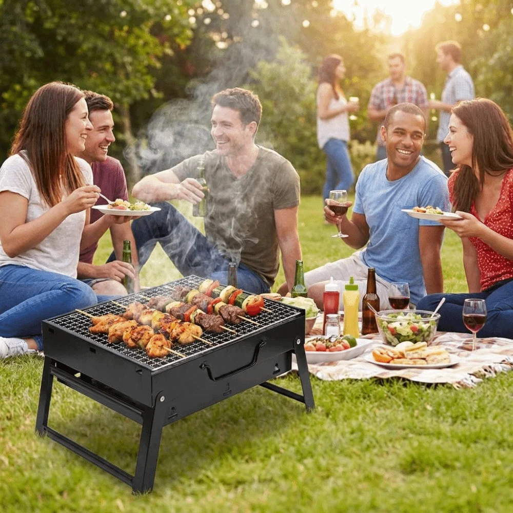 Parrilla Portátil Plegable de  - Camping Cooking Easy reseña y precio