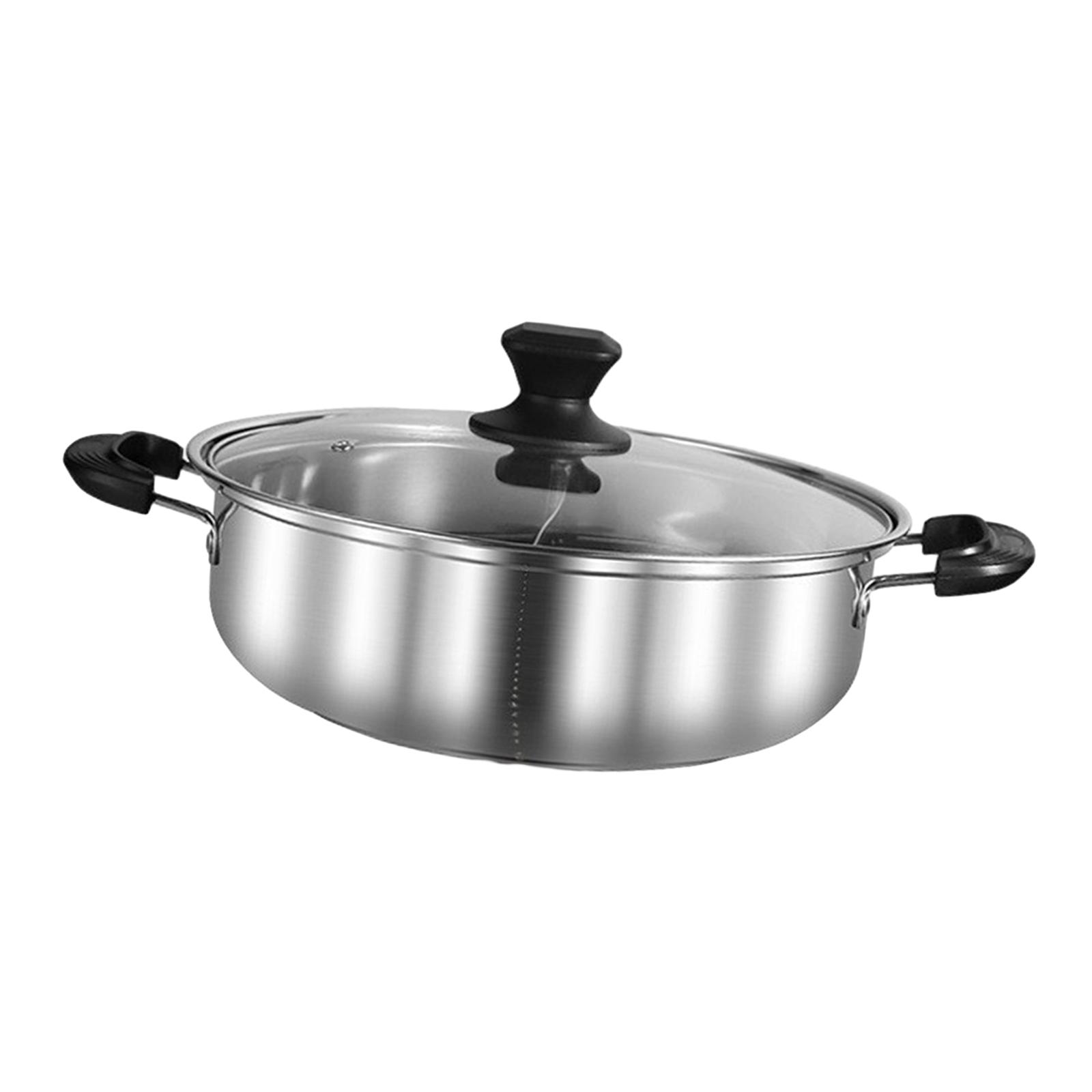 Olla para Hot Pot con Divisor, - Camping Cooking Pot reseña y precio