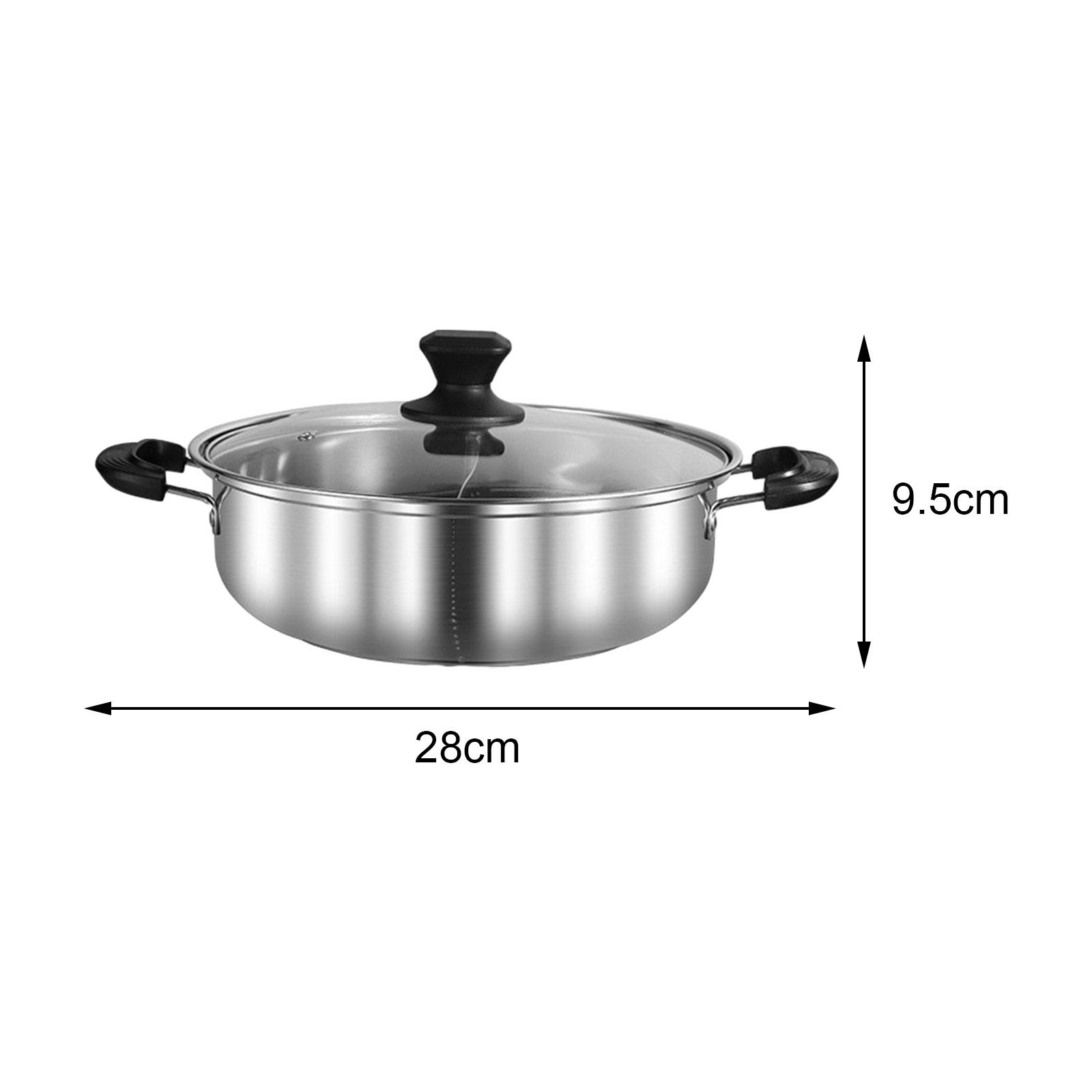 Olla para Hot Pot con Divisor, - Camping Cooking Pot reseña y precio