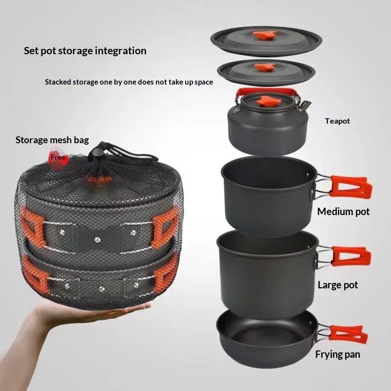 Juego de Utensilios de Cocina  - Camping Cooking Set Large reseña y precio
