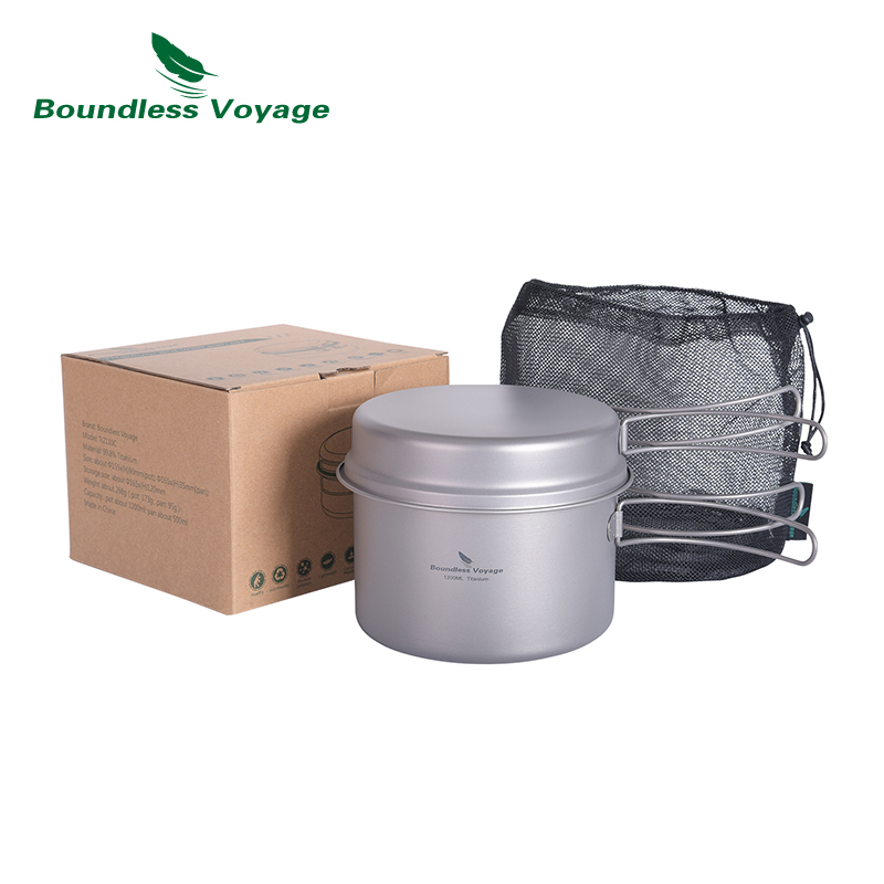 Olla y sartén de titanio Bound - Camping Cooking Set Large reseña y precio