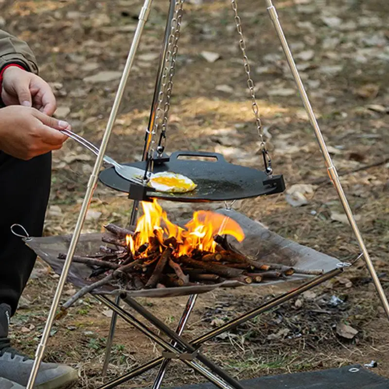 Trípode de Aluminio para Fogat - Camping Cooking Pot Tripod reseña y precio