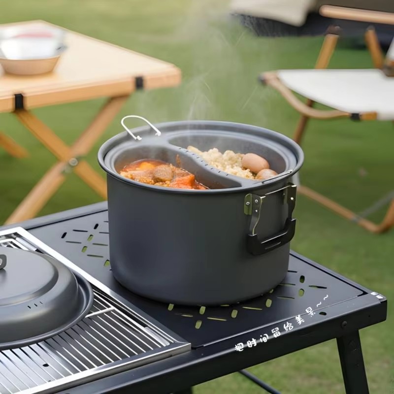 Juego de utensilios de cocina  - Camping Cooking Set Large reseña y precio