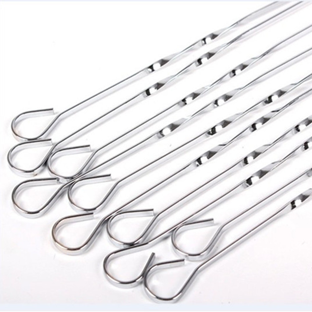 Juego de 14 Brochetas de Acero - Camping Cooking Easy reseña y precio