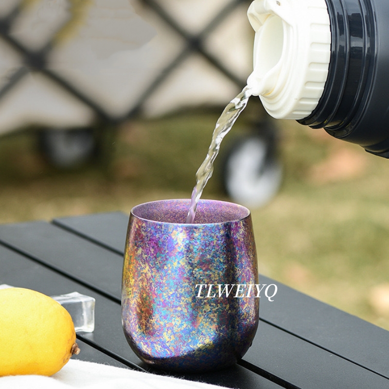 Taza de titanio puro para bebi - Camping Cooking Pot reseña y precio