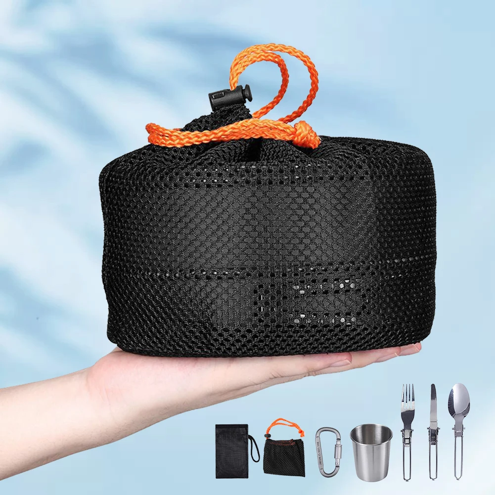 Kit de utensilios de cocina pa - Camping Cooking Pan Set reseña y precio