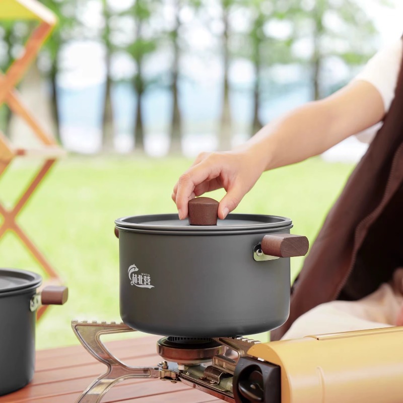 Juego de Ollas para Cocina de  - Camping Cooking Set Large reseña y precio