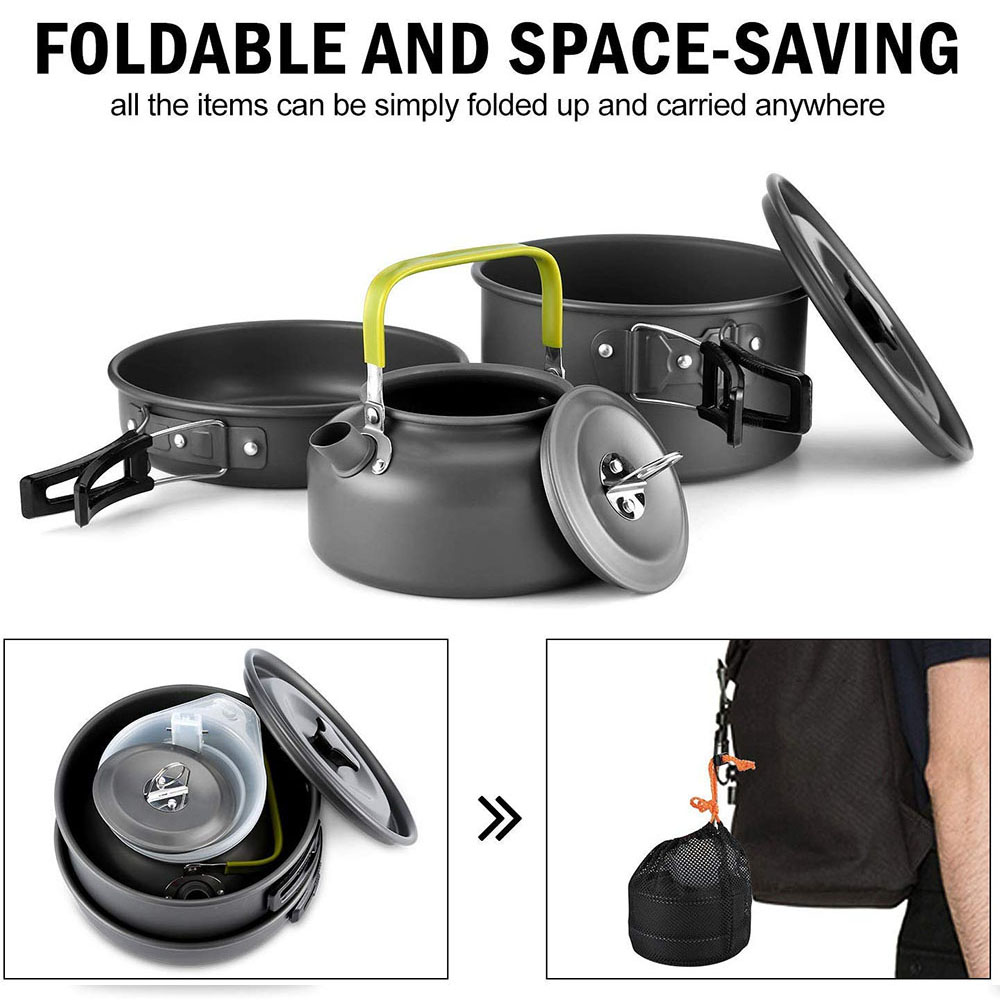 Juego de utensilios de cocina  - Camping Cooking Equipment reseña y precio