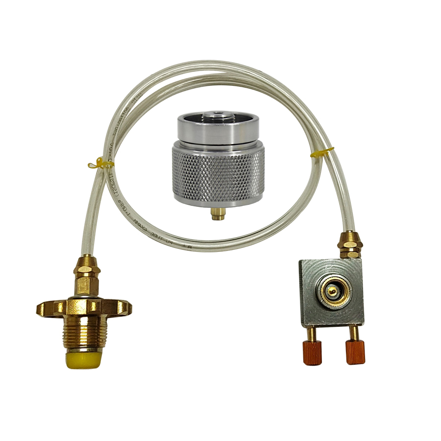 Adaptador de recarga de propan - Camping Cooking Jet reseña y precio