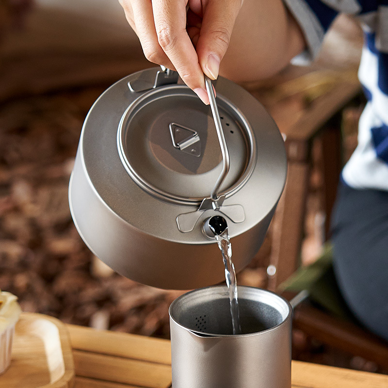 Hervidor de agua para acampar, - Camping Cooking Pot reseña y precio