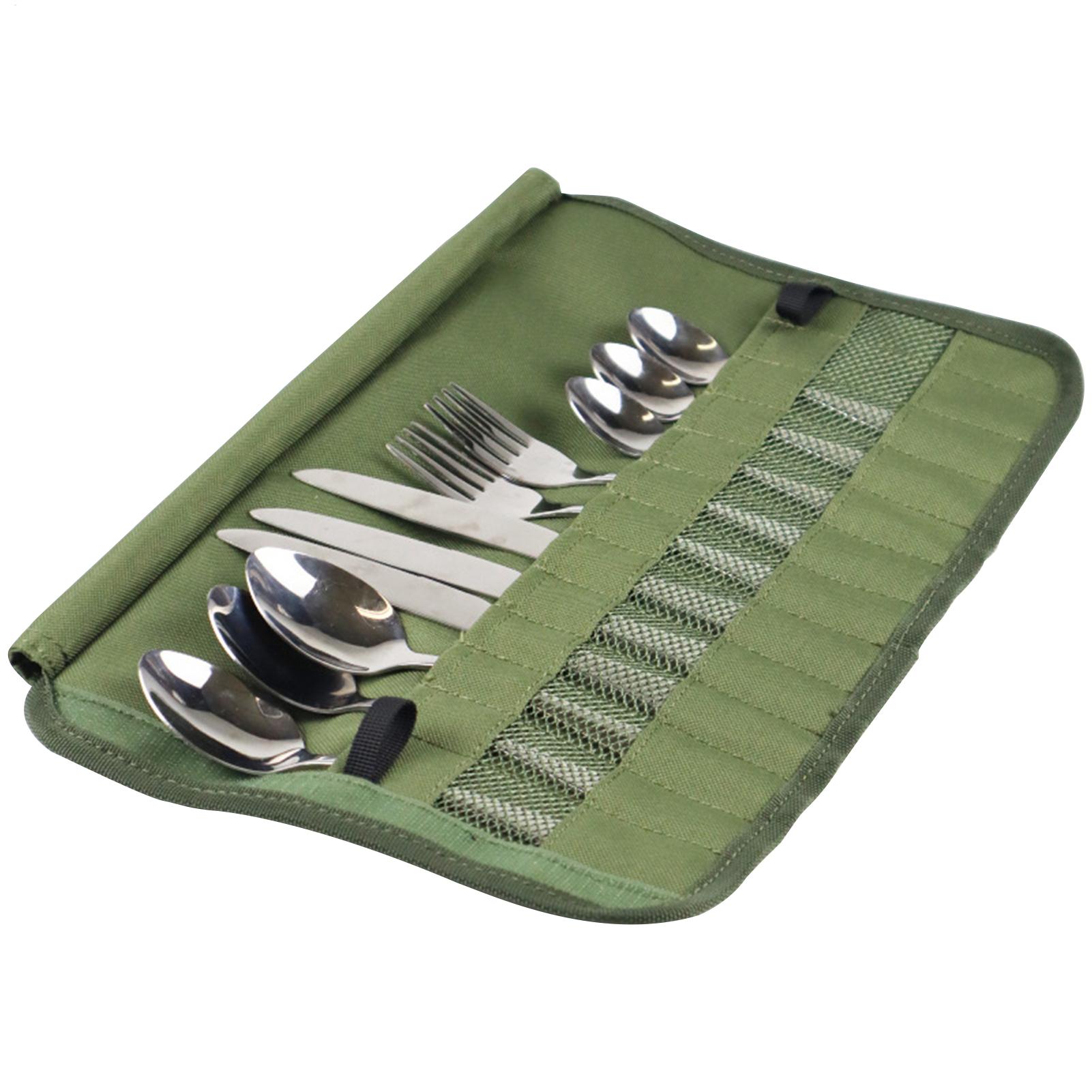 Bolsa enrollable para cubierto - Camping Cooking Utensil Roll reseña y precio