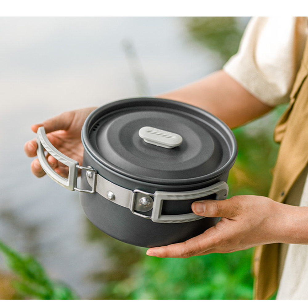 Naturehike-Juego de ollas al a - Camping Cooking Equipment reseña y precio