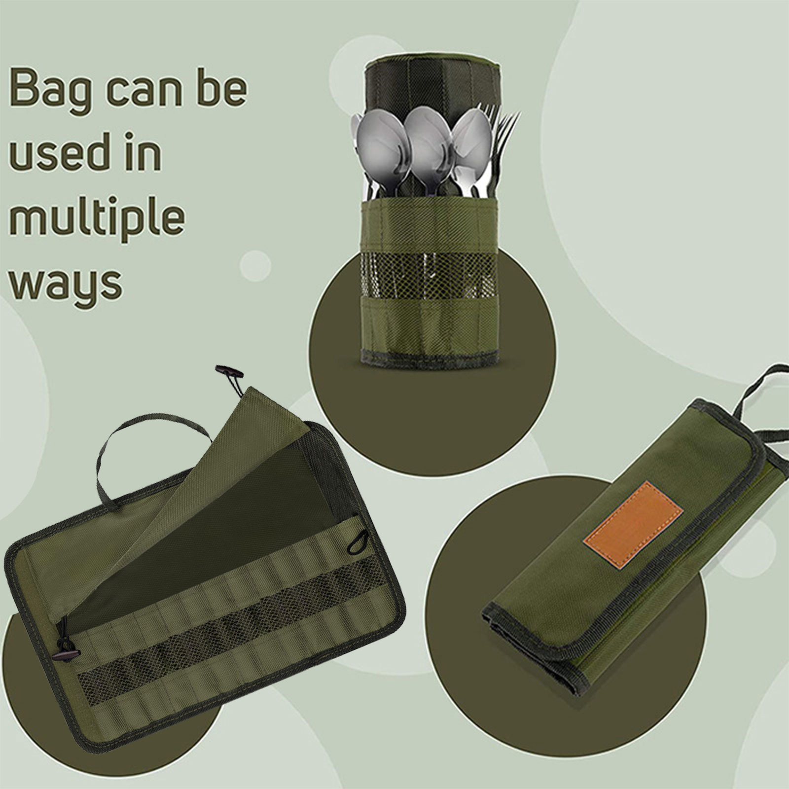 Bolsa para utensilios de campi - Camping Cooking Utensil Roll reseña y precio