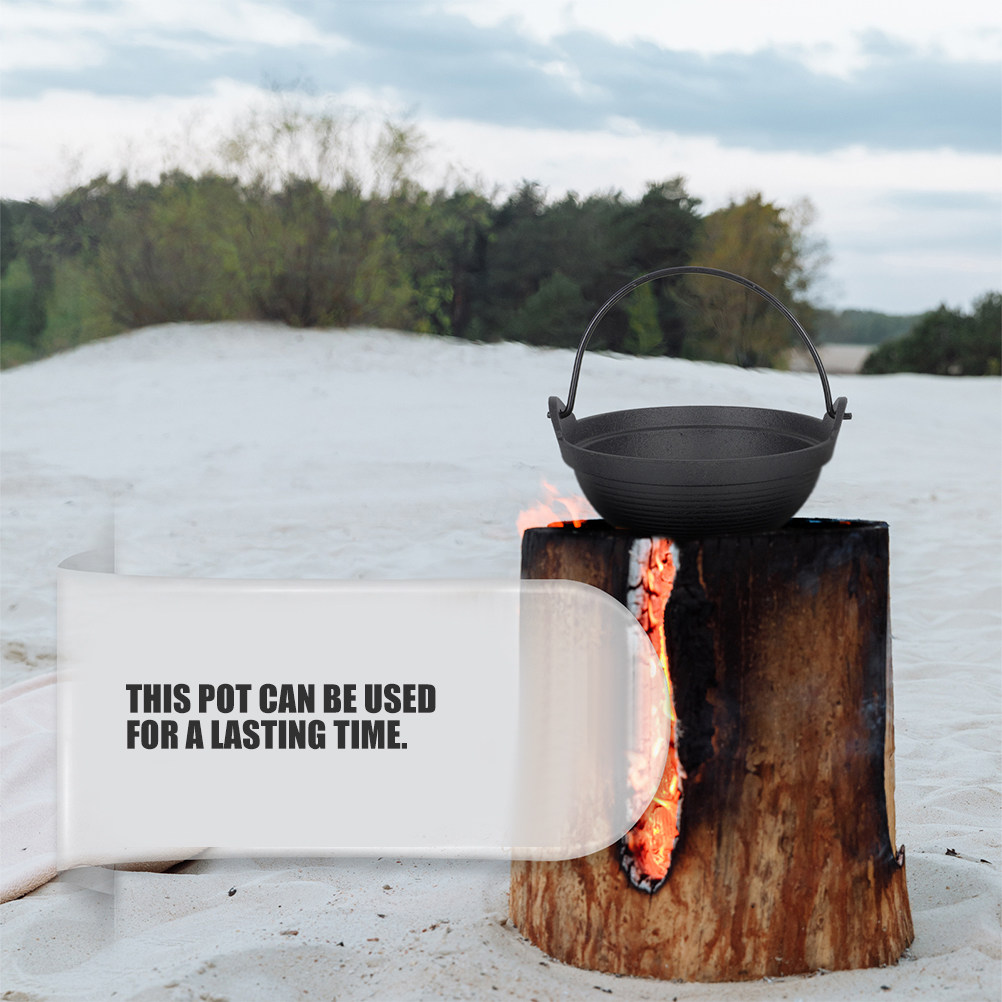 Olla de hierro estilo japonés  - Japanese Camping Cooking reseña y precio