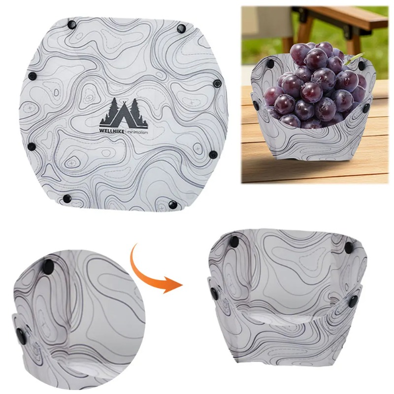 Vajilla plegable para acampar, - Camp Cutting Board reseña y precio